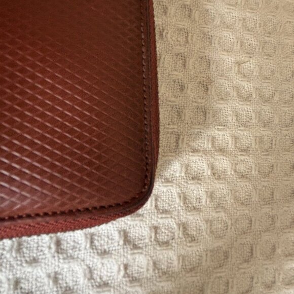 Comme Des Garcons Brown Leather Zippered Wallet - Picture 9 of 9
